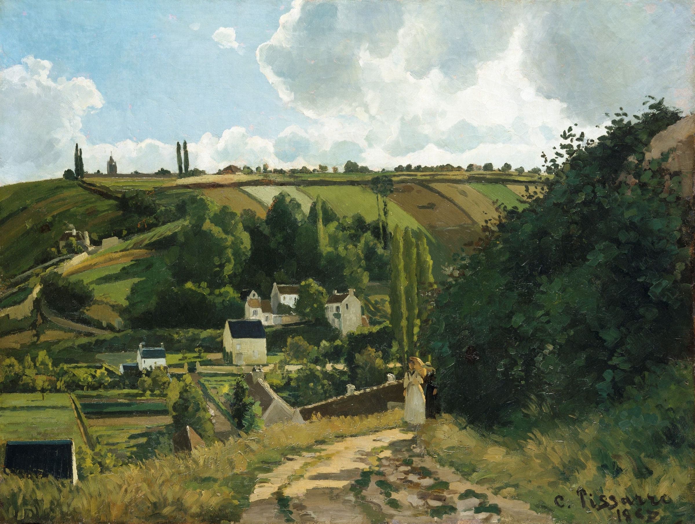 Jalais Hill, Pontoise, 1867. Oil on canvas, 34.3 × 45.2 in.