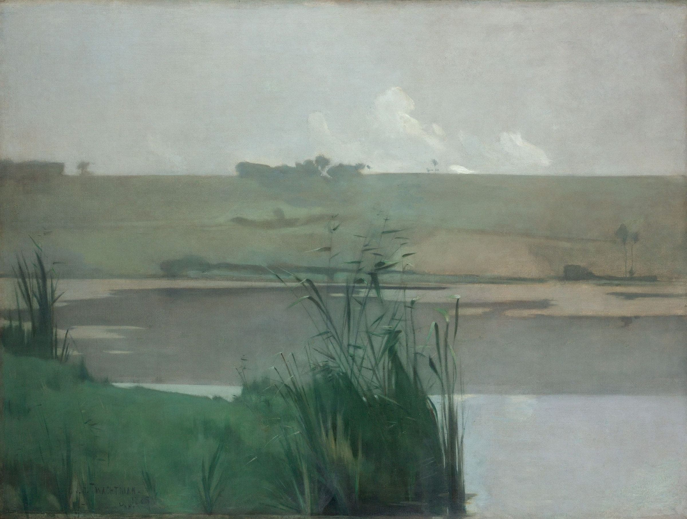 Arques-la-Bataille, 1885. Oil on canvas, 60 × 78.9 in.