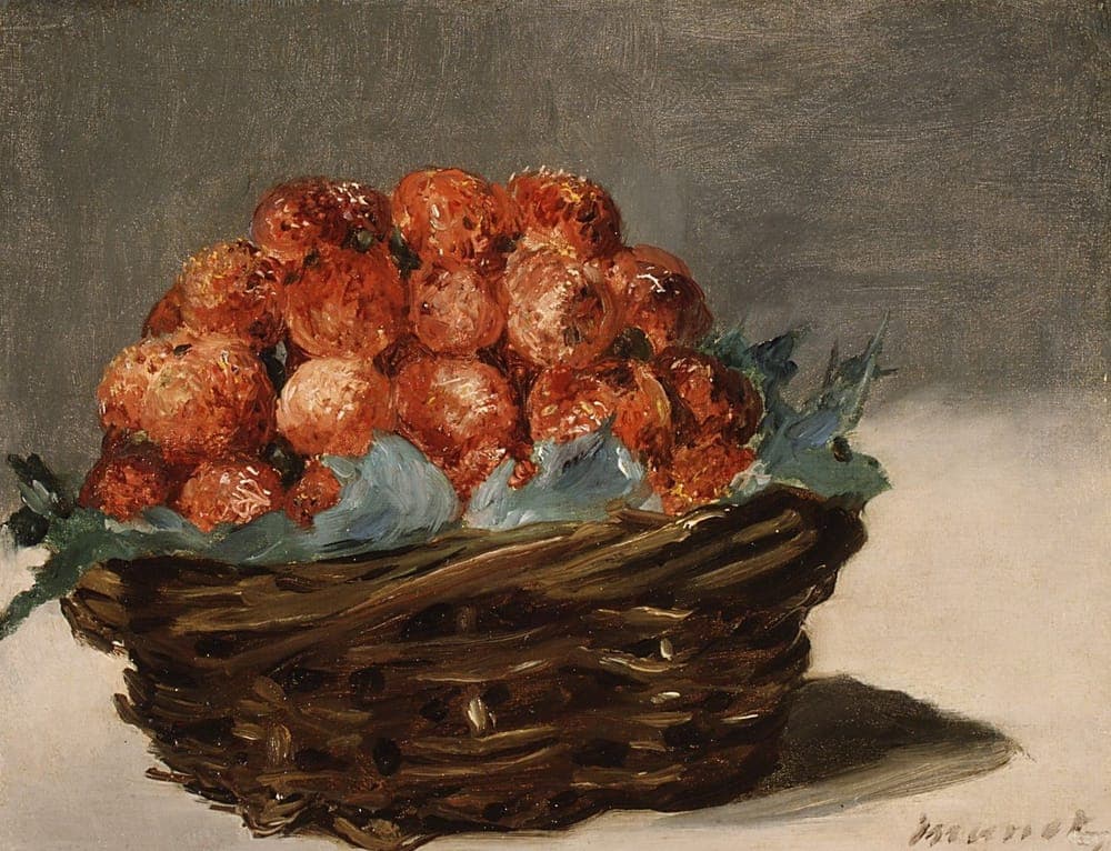 Strawberries, 1882, oil on canvas.