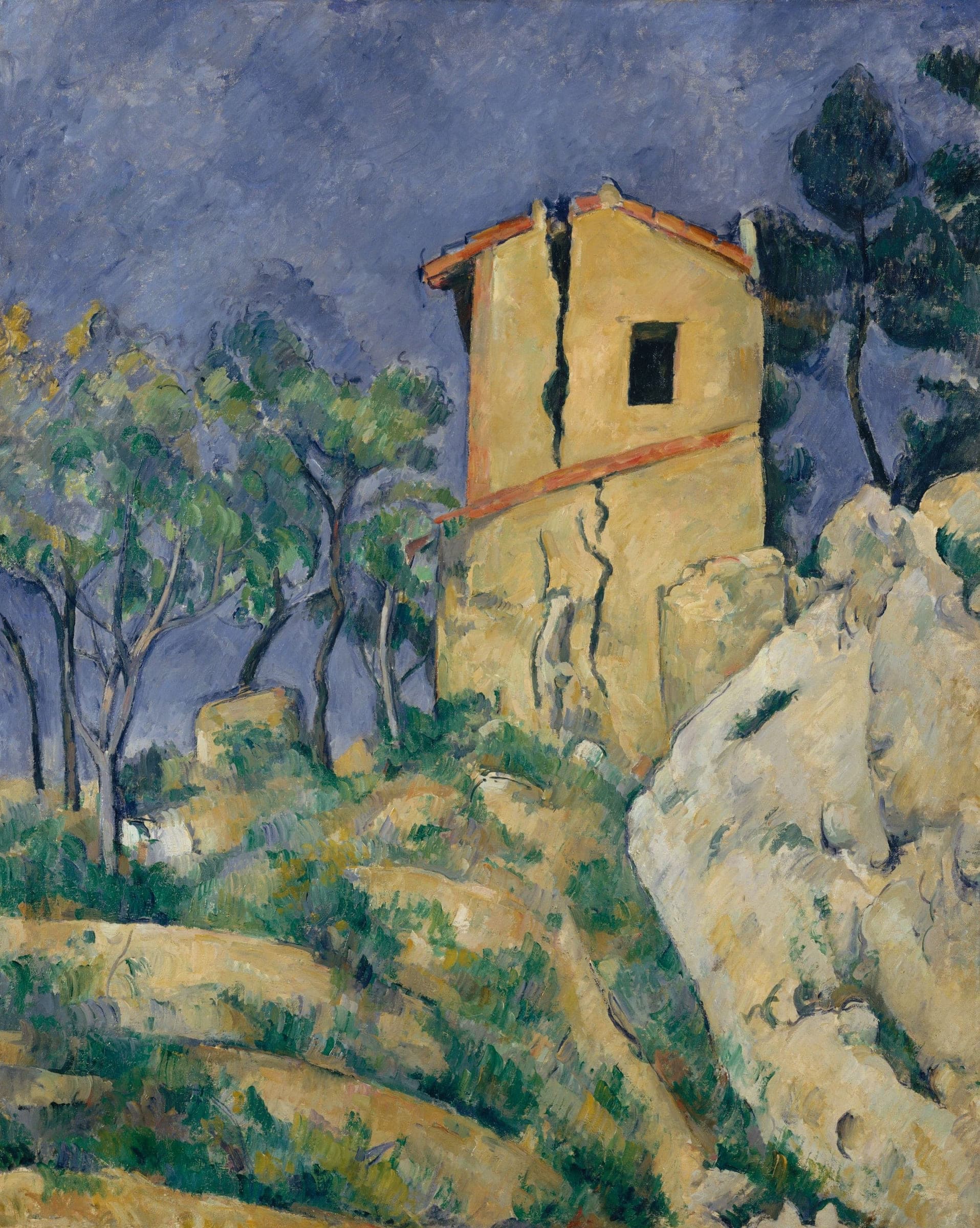 The House with the Cracked Walls, 1892. Oil on canvas, 31.5 × 25.2 in.